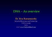 Dna-An Overview Powerpoint Presentation