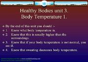 Healthy Bodies Powerpoint Presentation