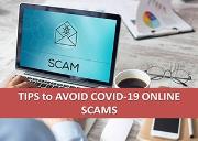 Tip to avoid Covid-19 online scams Powerpoint Presentation