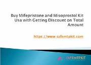 Buy Mifepristone and Misoprostol Kit Usa Powerpoint Presentation