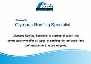 Olympus Roofing Specialist- Roof Contractor Los Angeles Powerpoint Presentation