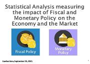 Impact of Fiscal and Monetary Policy  on the Economy and the Market Powerpoint Presentation