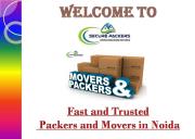 Fast and Trusted Packers and Movers in Noida Powerpoint Presentation
