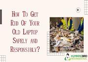 HOW TO GET RID OF YOUR OLD LAPTOP SAFELY AND RESPONSIBLY Powerpoint Presentation