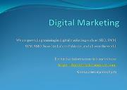 Digital Marketing Powerpoint Presentation