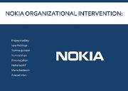 Nokia Organizational Interventions Powerpoint Presentation