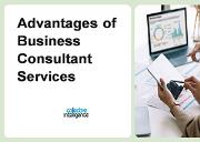 Advantages of Business Consultant Services Powerpoint Presentation
