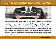 How an Immigration Lawyer Can Help You? Powerpoint Presentation