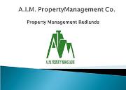 Property Management Beaumont CA Powerpoint Presentation