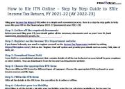 How to file ITR Online-Step by Step Guide to Efile Income Tax Return Powerpoint Presentation
