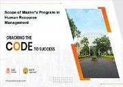 Scope of Masters Program in Human Resource Management Powerpoint Presentation