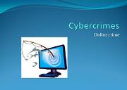 Cybercrime Powerpoint Presentation