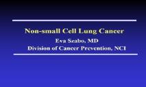 Cell Lung Cancer PowerPoint Presentation