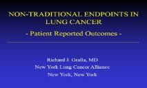 NON SMALL CELL LUNG CANCER Issues PowerPoint Presentation
