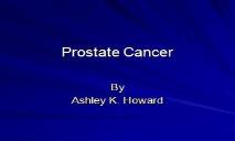 Prostate Cancer by Department of Radiology PowerPoint Presentation
