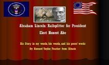 Abraham Lincoln Biographical PowerPoint Presentation