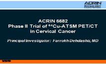 Cervical Cancer Introduction PowerPoint Presentation
