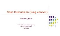 Synchronous lung cancer PowerPoint Presentation