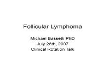 Follicular Lymphoma PowerPoint Presentation