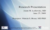 Research Presentation on Thyroid Cancer PowerPoint Presentation