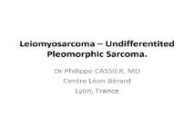 Leiomyosarcoma PowerPoint Presentation