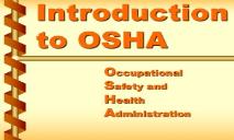 Introduction to OSHA-United States Mine Rescue Association PowerPoint Presentation