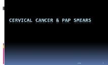 Cervical Cancer Wiki PowerPoint Presentation