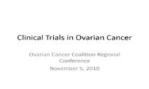 Clinical Trials in Ovarian Cancer PowerPoint Presentation