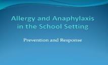 Allergy and Anaphylaxis PowerPoint Presentation