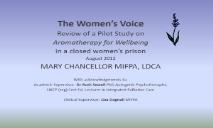 Aromatherapy for Wellbeing - IFPA PowerPoint Presentation