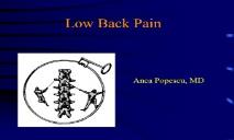 Back pain PowerPoint Presentation
