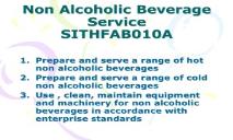 Non Alcoholic Beverage Service PowerPoint Presentation
