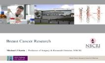 Breast Cancer Research PowerPoint Presentation