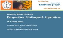 Blood Donation PowerPoint Presentation
