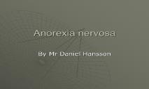 Intro About An Anorexia Nervosa PowerPoint Presentation