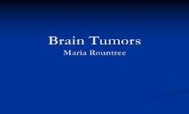 Human Brain Tumors PowerPoint Presentation