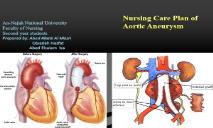 Nursing Care Plan of Aortic Aneurysm PowerPoint Presentation