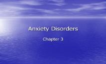 Anxiety Disorders-U System PowerPoint Presentation