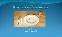 Anorexia Nervosa recent PowerPoint Presentation