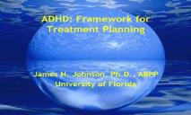 ADHD-Issues in Treatment Planning PowerPoint Presentation