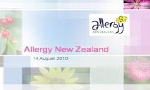 Food allergy-whats new PowerPoint Presentation