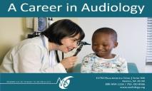 Career in Audiology PowerPoint Presentation
