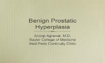 Benign Prostatic Hyperplasia Wiki PowerPoint Presentation
