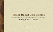 Brain Based Classrooms PowerPoint Presentation