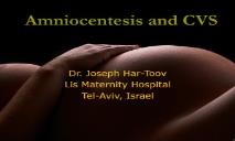 Amniocentesis and CVS-FECOLSOG PowerPoint Presentation