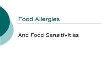 About Food Allergies PowerPoint Presentation