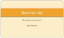 Banner Blindness-Property Is Theft PowerPoint Presentation