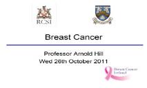 Women Breast Cancer PowerPoint Presentation