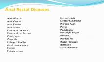 Perianal abscess & pilonidal disease PowerPoint Presentation