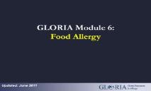 Food Allergies-World Allergy Organization PowerPoint Presentation